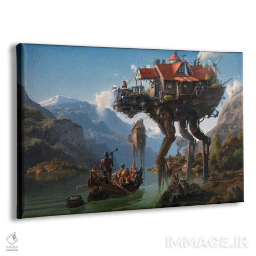 تابلو راهروقیامت اثر آرس فانتازیو (نام هنری ـ هنرمند فانتزی) - نمای پرسپکتیو محصول