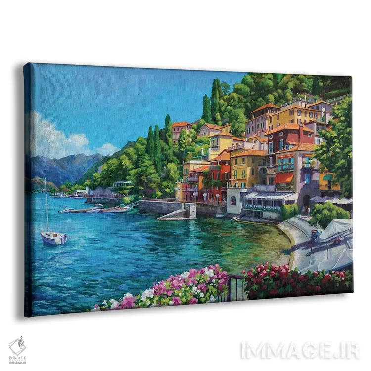 تابلو وارنا (مکان ایتالیا) اثر جان کلارک - نمای پرسپکتیو محصول