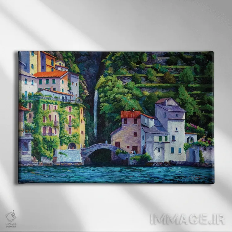 تابلو نسو (ایتالیا) اثر جان کلارک - نمای روبهرو روی دیوار