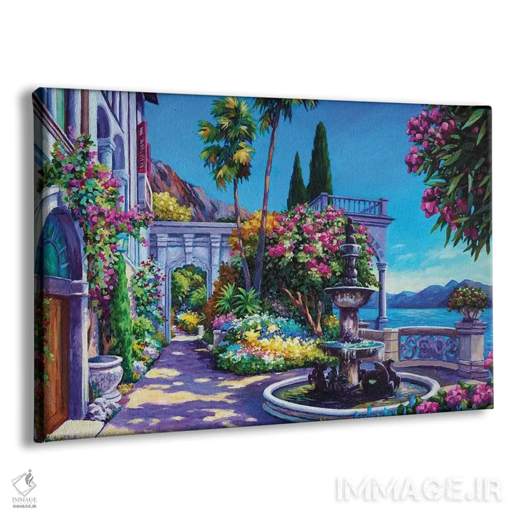 تابلو ویلا مونسترو (ایتالیا) اثر جان کلارک - نمای پرسپکتیو محصول