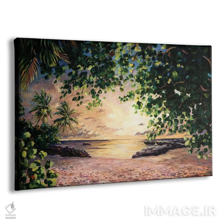 تابلو غروب در اسمیت کوو اثر جان کلارک - نمای پرسپکتیو محصول