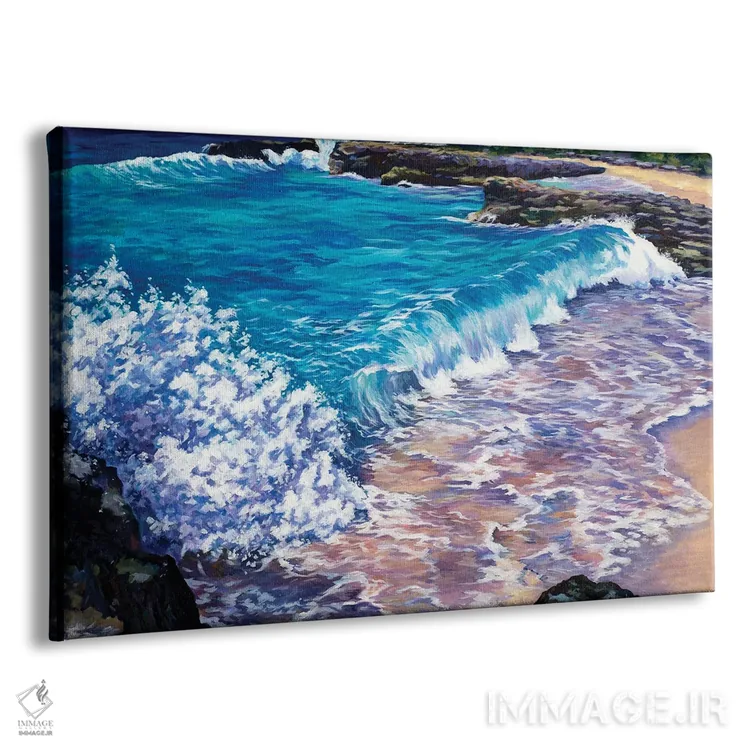 تابلو امواج در اسمیت کوو اثر جان کلارک - نمای پرسپکتیو محصول