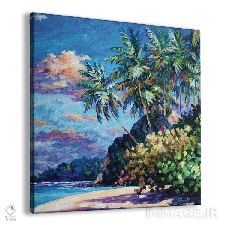 تابلو ساحل اورتوار اثر جان کلارک - نمای پرسپکتیو محصول