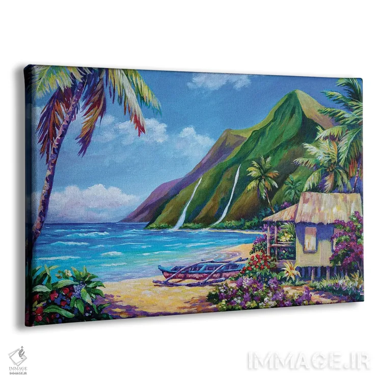 تابلو محل بازی اثر جان کلارک - نمای پرسپکتیو محصول