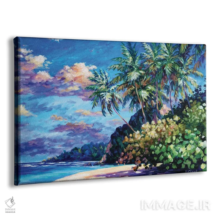 تابلو ساحل اورتوار اثر جان کلارک - نمای پرسپکتیو محصول