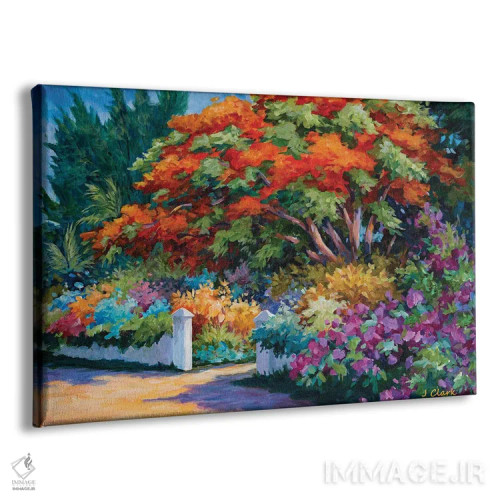 تابلو دروازه باغ اثر جان کلارک - نمای پرسپکتیو محصول