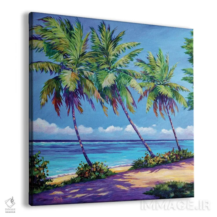 تابلو در انتهای جزیره اثر جان کلارک - نمای پرسپکتیو محصول