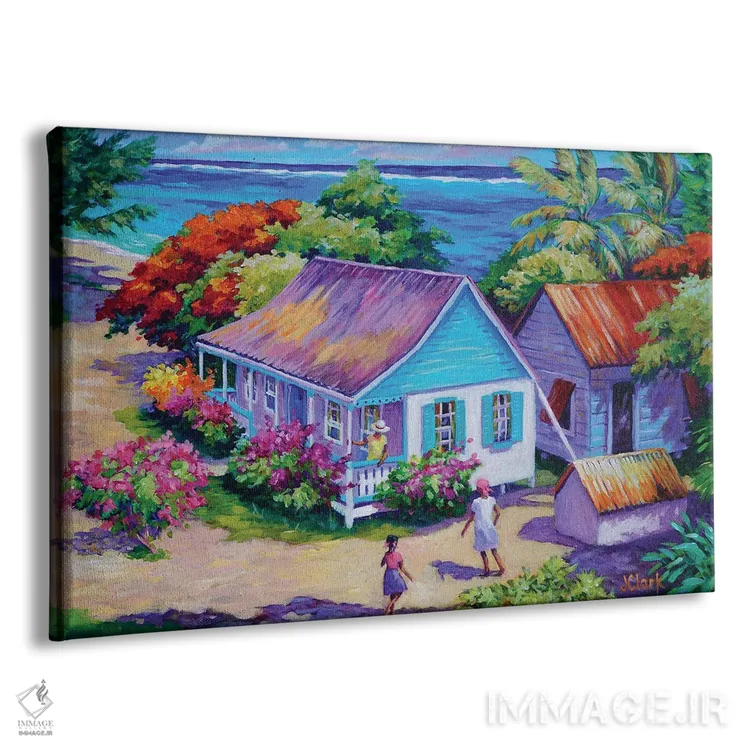 تابلو چشمانداز مرتفع اثر جان کلارک - نمای پرسپکتیو محصول