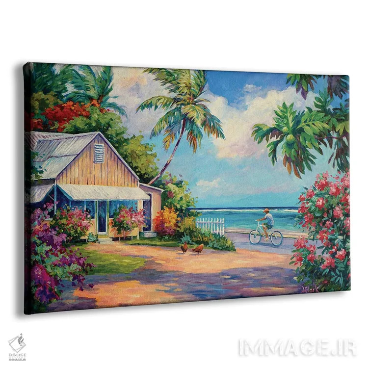 تابلو روز شلوغ در شمال اثر جان کلارک - نمای پرسپکتیو محصول