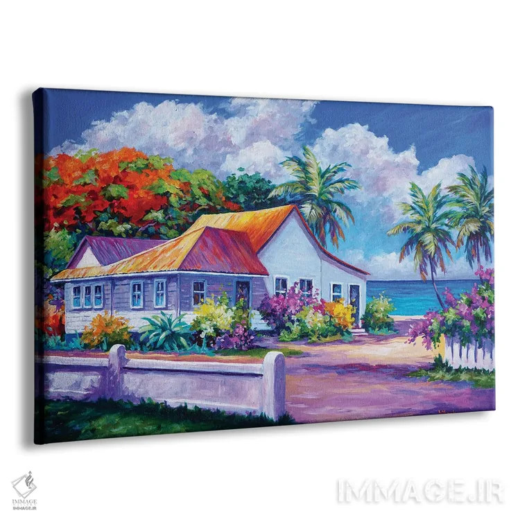 تابلو خانه پیش از پایان اثر جان کلارک - نمای پرسپکتیو محصول