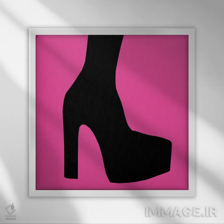 تابلو لولیتا اثر آرت میرانو - نمای قابدار سفید