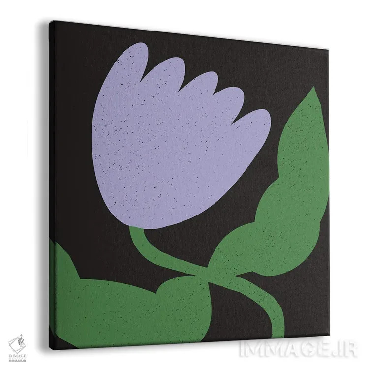 تابلو گل مینیمال ۸ اثر آرت میرانو - نمای پرسپکتیو محصول