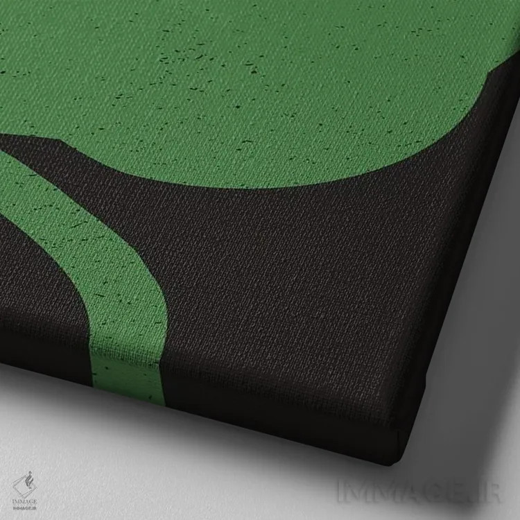 تابلو گل مینیمال ۸ اثر آرت میرانو - نمای نزدیک بافت بوم