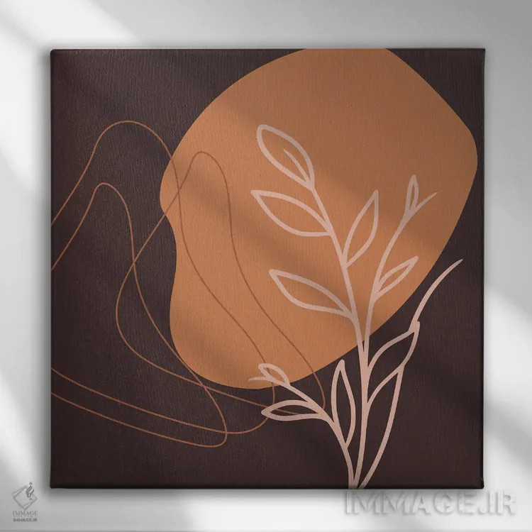 تابلو سبک مینیمال بوهویی ۱ اثر آرت میرانو - نمای روبهرو روی دیوار