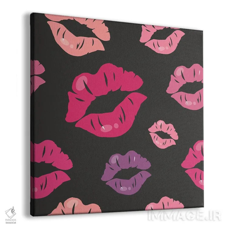 تابلو بوسهها اثر آرت میرانو - نمای پرسپکتیو محصول