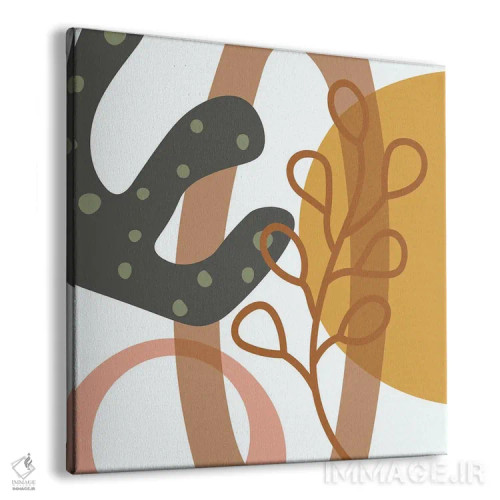 تابلو سبک مینیمال بوهویی شماره ۷۹ اثر آرت میرانو - نمای پرسپکتیو محصول