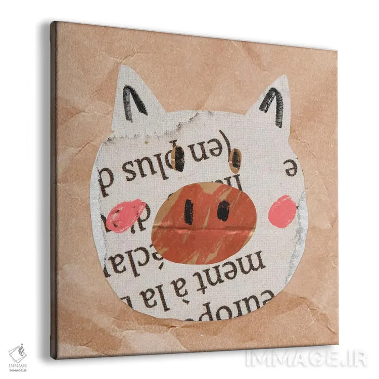 تابلو برای اتاق کودک شماره ۷ اثر آرت میرانو - نمای پرسپکتیو محصول