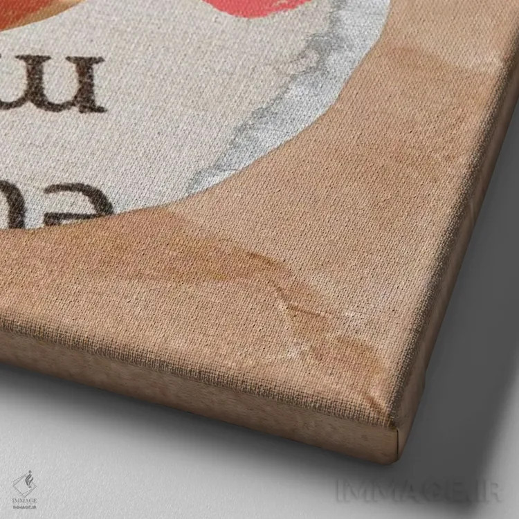 تابلو برای اتاق کودک شماره ۷ اثر آرت میرانو - نمای نزدیک بافت بوم