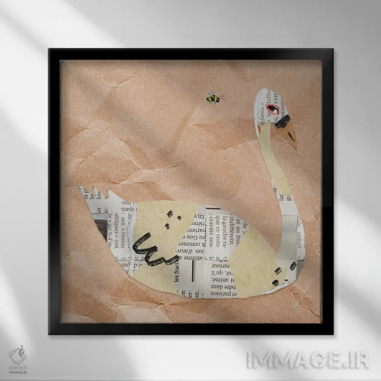 تابلو برای اتاق کودک ۱۳ اثر آرت میرانو - نمای قابدار مشکی