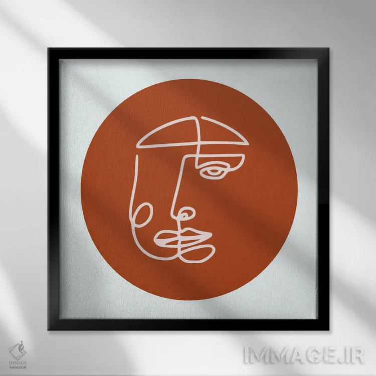 تابلو اف-۷۱ اثر آرت میرانو - نمای قابدار مشکی