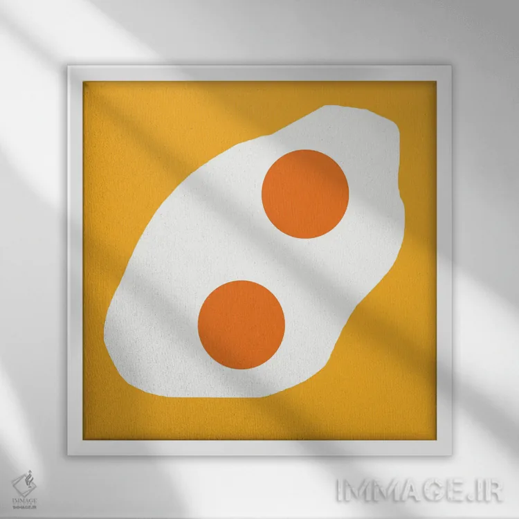 تابلو لیلی اثر آرت میرانو - نمای قابدار سفید