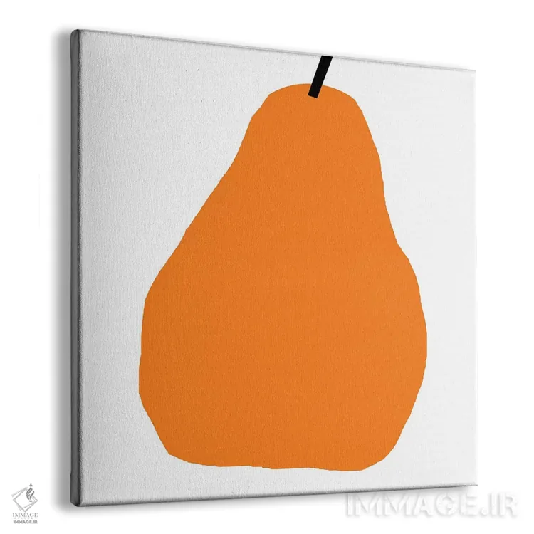 تابلو گلابی نارنجی اثر آرت میرانو - نمای پرسپکتیو محصول