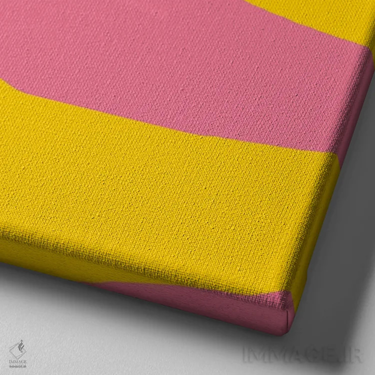 تابلو موزها اثر آرت میرانو - نمای نزدیک بافت بوم