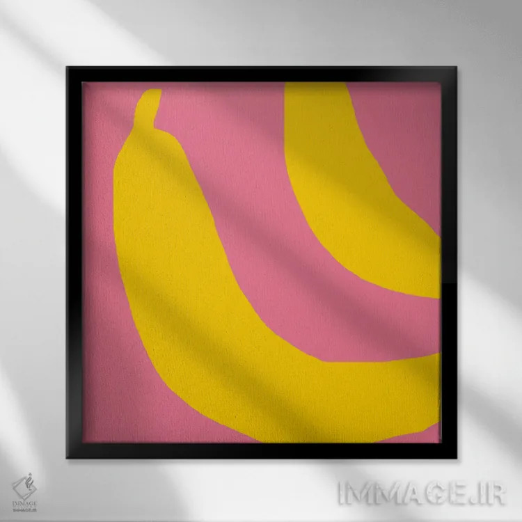 تابلو موزها اثر آرت میرانو - نمای قابدار مشکی