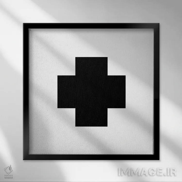 تابلو سیسه اثر آرت میرانو - نمای قابدار مشکی