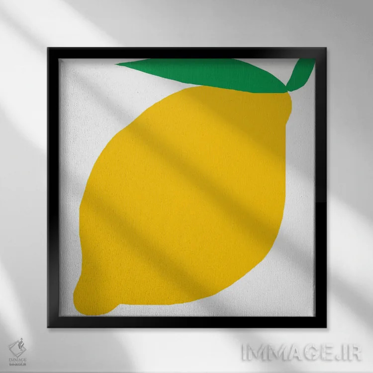 تابلو تایرا اثر آرت میرانو - نمای قابدار مشکی