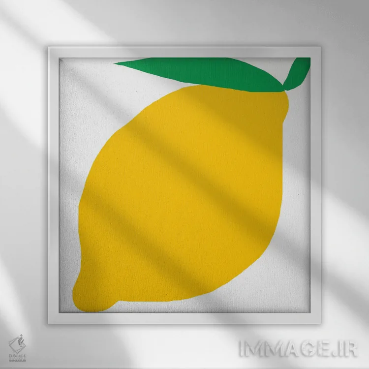 تابلو تایرا اثر آرت میرانو - نمای قابدار سفید