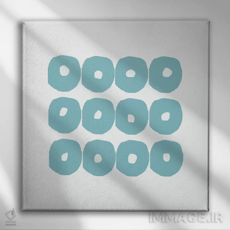 تابلو دوازده اثر آرت میرانو - نمای روبهرو روی دیوار