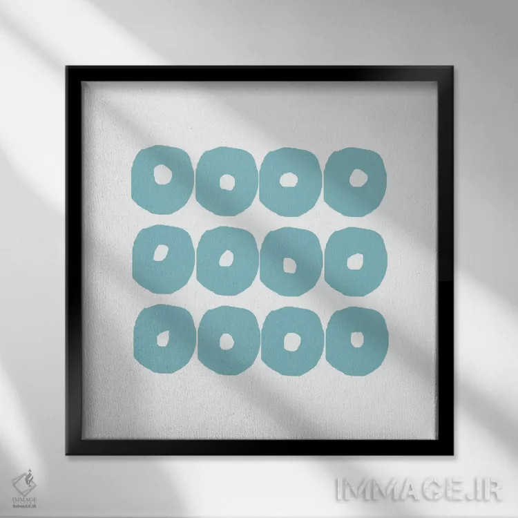 تابلو دوازده اثر آرت میرانو - نمای قابدار مشکی