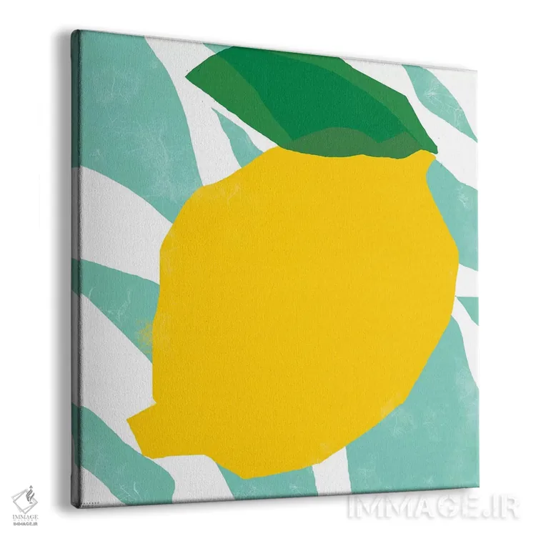 تابلو لیمو زرد اثر آرت میرانو - نمای پرسپکتیو محصول