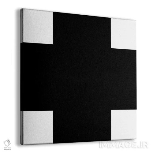 تابلو صلیب سیاه اثر آرت میرانو - نمای پرسپکتیو محصول