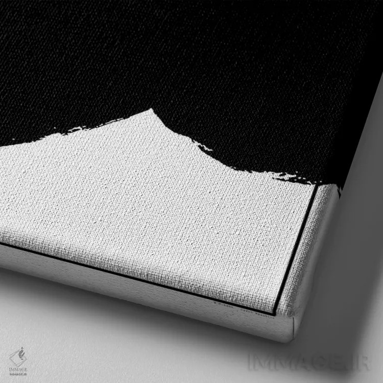 تابلو میوههای سیاه اثر آرت میرانو - نمای نزدیک بافت بوم