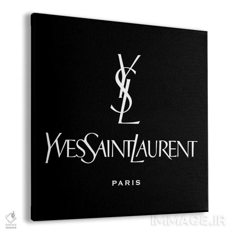 تابلو YSL پاریس سیاه اثر آرت میرانو - نمای پرسپکتیو محصول