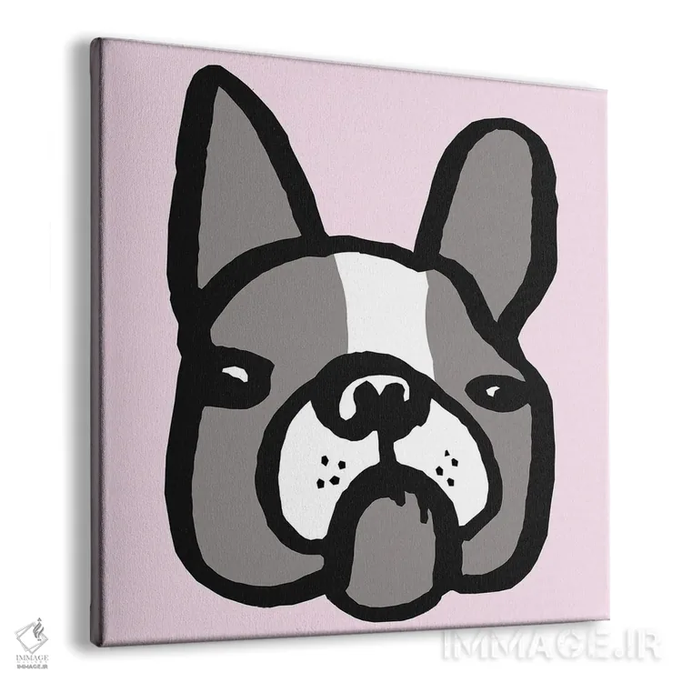 تابلو سگ اثر آرت میرانو - نمای پرسپکتیو محصول