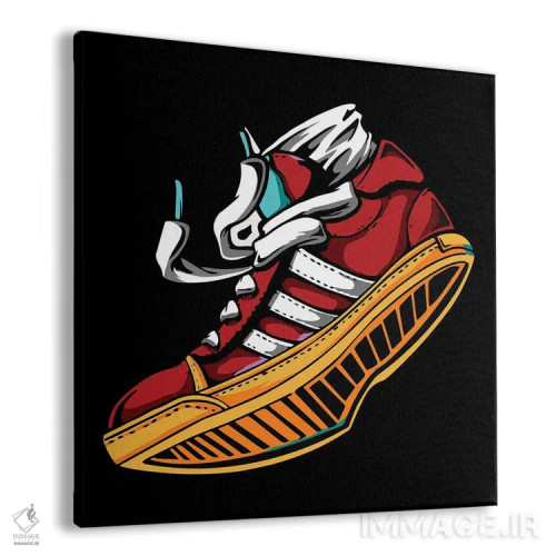 تابلو کفش ورزشی اثر آرت میرانو - نمای پرسپکتیو محصول
