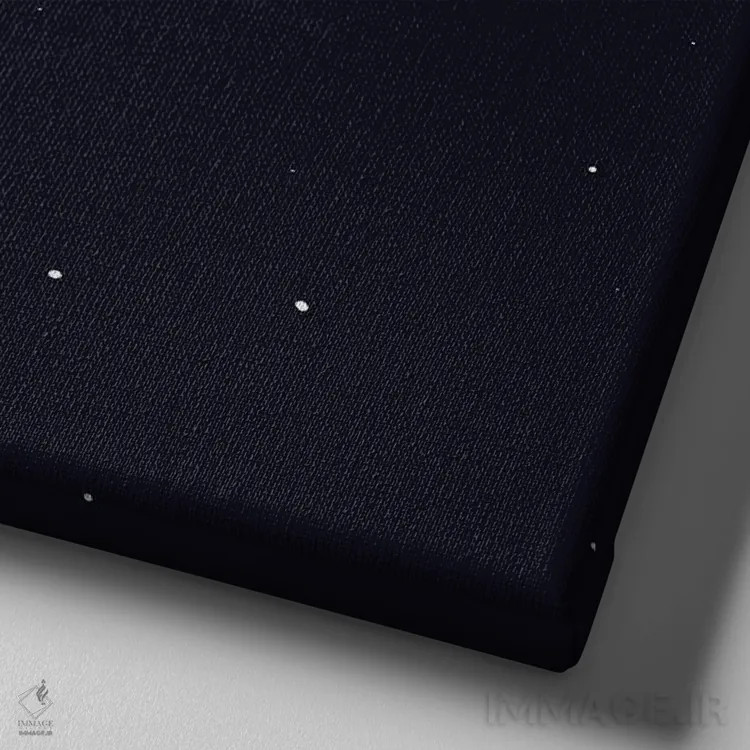 تابلو فضانورد در حال رقص اثر آرت میرانو - نمای نزدیک بافت بوم