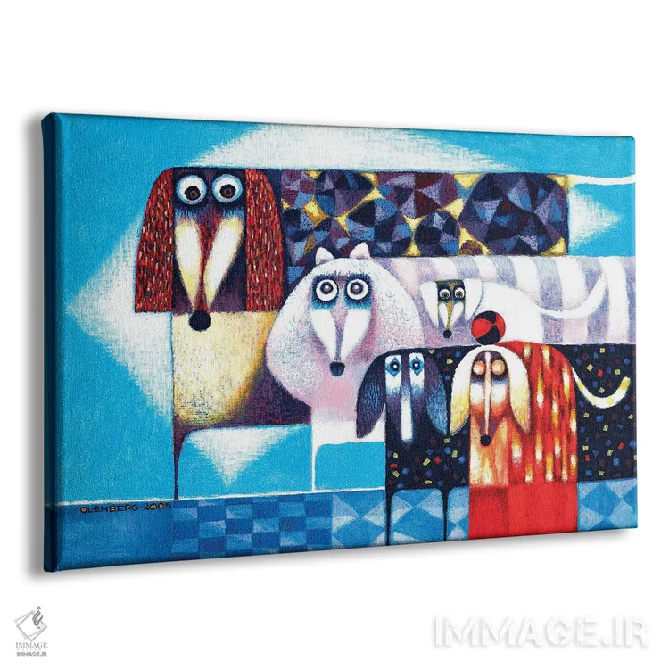 تابلو کارلا اثر آرت میرانو - نمای پرسپکتیو محصول