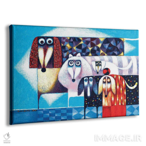 تابلو کارلا اثر آرت میرانو - نمای پرسپکتیو محصول