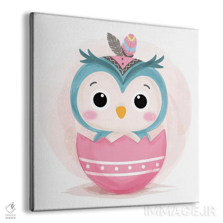 تابلو جغد برای اتاق کودک اثر آرت میرانو - نمای پرسپکتیو محصول