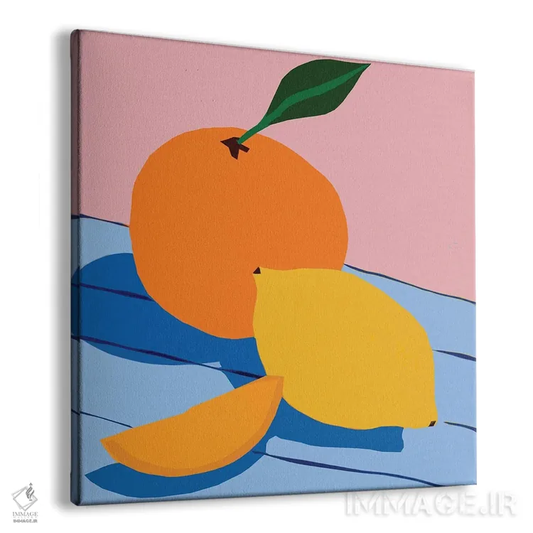 تابلو تصویرگری میوههای تابستانی اثر آرت میرانو - نمای پرسپکتیو محصول