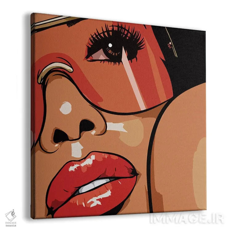 تابلو زن با عینک آفتابی اثر آرت میرانو - نمای پرسپکتیو محصول