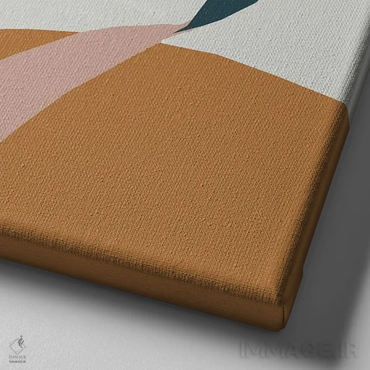 تابلو آبسترهٔ چهل و هفت (XLVII) اثر آرت میرانو - نمای نزدیک بافت بوم