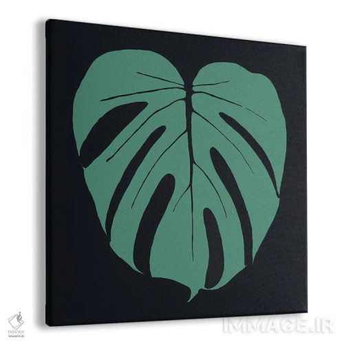 تابلو تصویر گیاهان مونسترا اثر آرت میرانو - نمای پرسپکتیو محصول