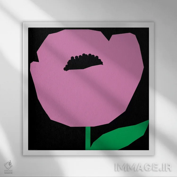 تابلو النا (نام شخص یا طرح) اثر آرت میرانو - نمای قابدار سفید