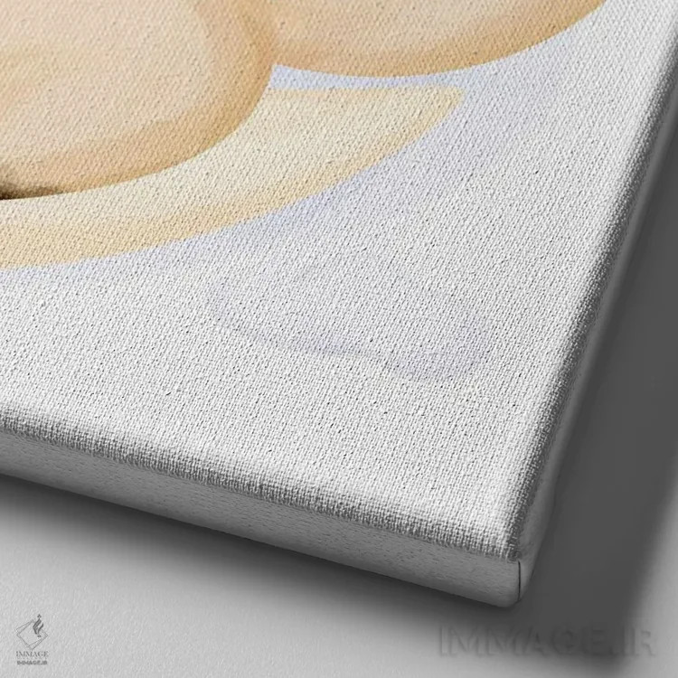 تابلو خواب روباه کوچولو برای اتاق کودک اثر آرت میرانو - نمای نزدیک بافت بوم