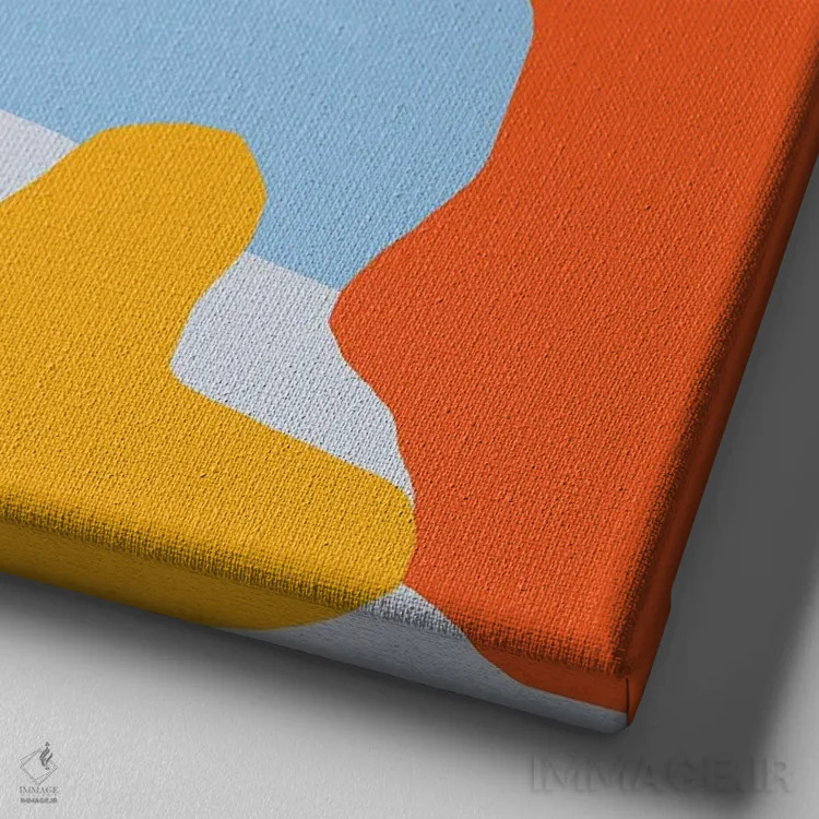 تابلو سانت اثر آرت میرانو - نمای نزدیک بافت بوم